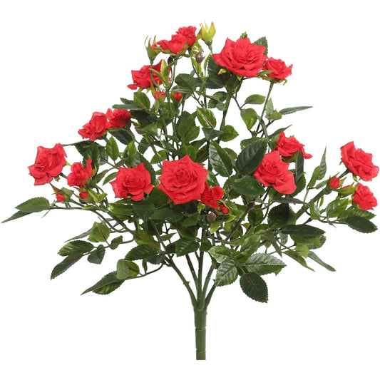 Vickerman FL171101 Floral Rose Bush