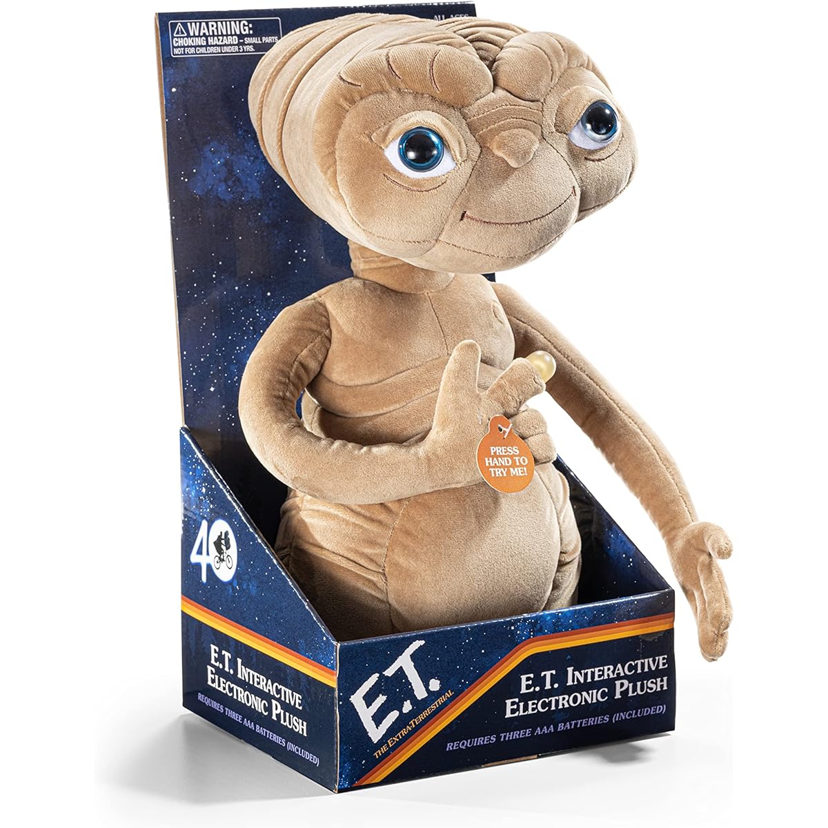E.T. Goods Stuffed Animal Chest and Fingertips Glow