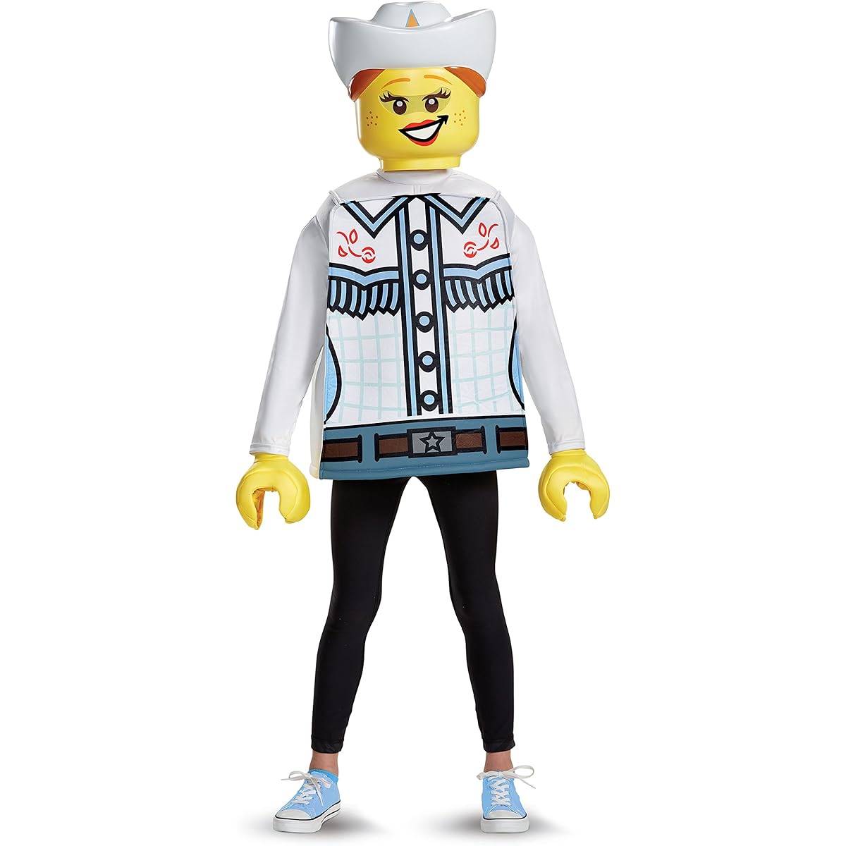 Cowgirl Lego Classic Outfit, Costume for Children and Women Cowgirl Classic ■Size: M