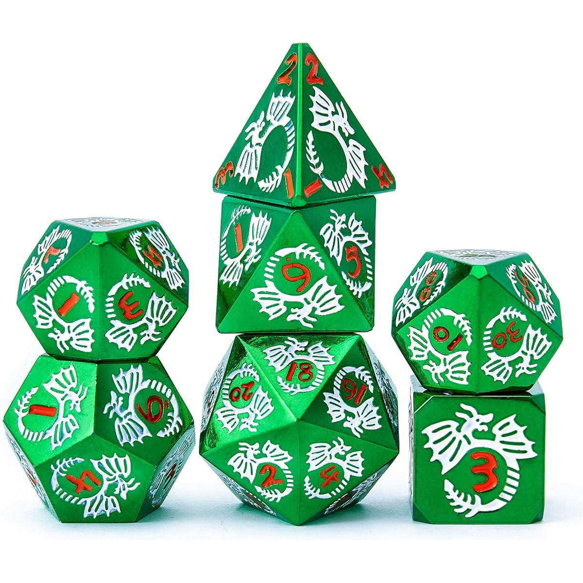 Hongda Tenda DND Metal Dice Set