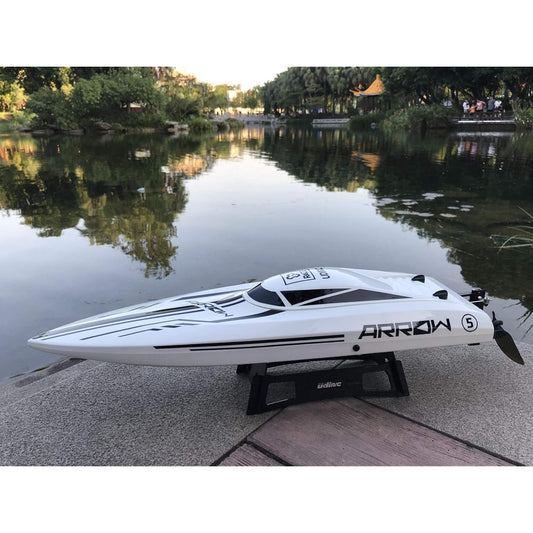 SOWOFA 2.4Ghz RC Boat 25.2inch Oversized Hull Max Speed 50km+ Brushless Motor Power Enough Water Cooling Full Control Remote Control Speed Boat Watercraft for Teens Adults
