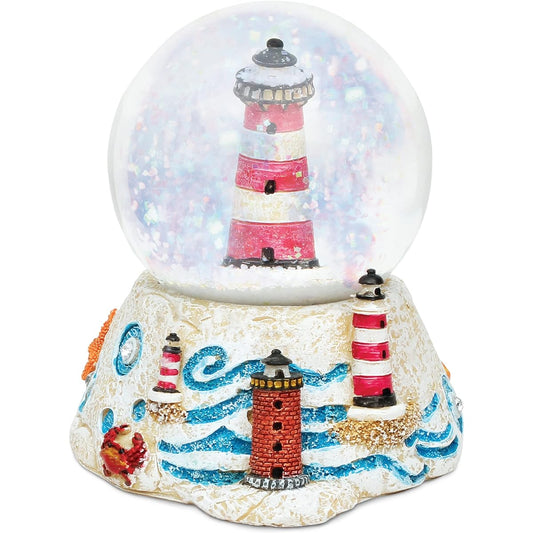 Stone Snow Globe - Lighthouse