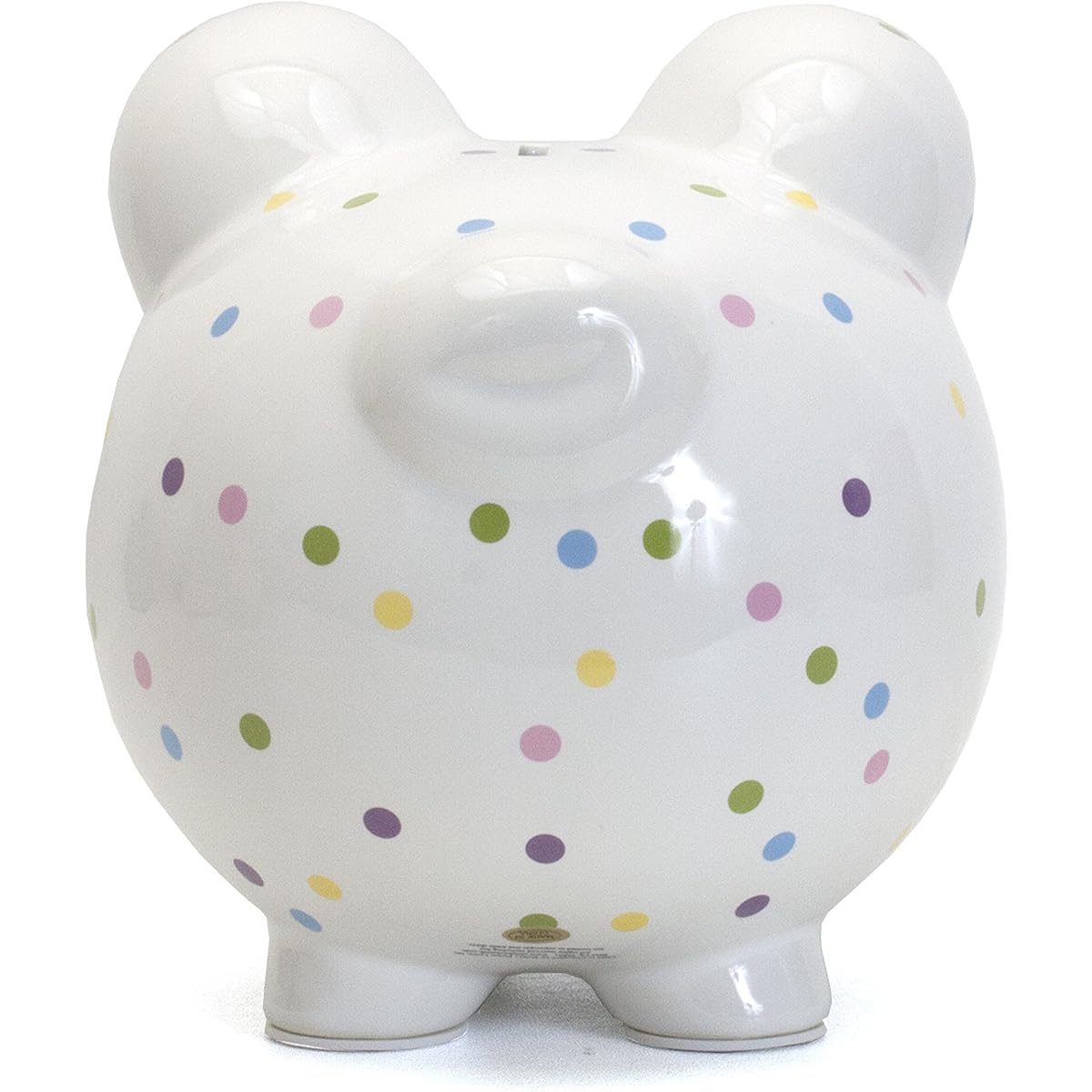 Child to Cherish Large Confetti Pig Bank, Multi by Child to Cherish