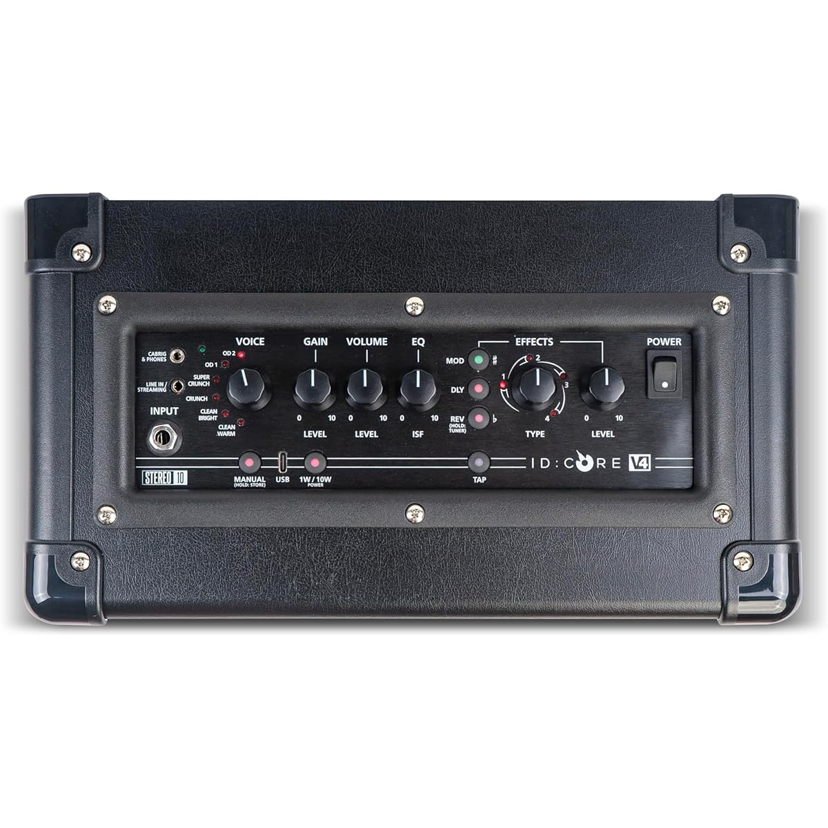 Blackstar Blackstar Stereo Guitar Amplifier ID:Core V4 Stereo 10 Ideal for Home Practice and Live Streaming Power Reduction Function 6 Expansion Voices Built-in Effects USB-C 10W