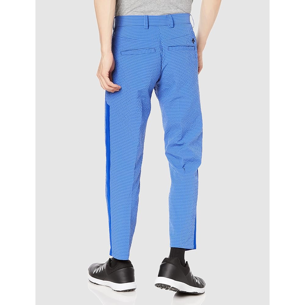 SRIXON RGMVJD06 Men's Pants, Sweat Absorbent, Quick Drying, Stretch, Air Through, Soccer Gingham, Quarter Length, Cool, Summer, Golf