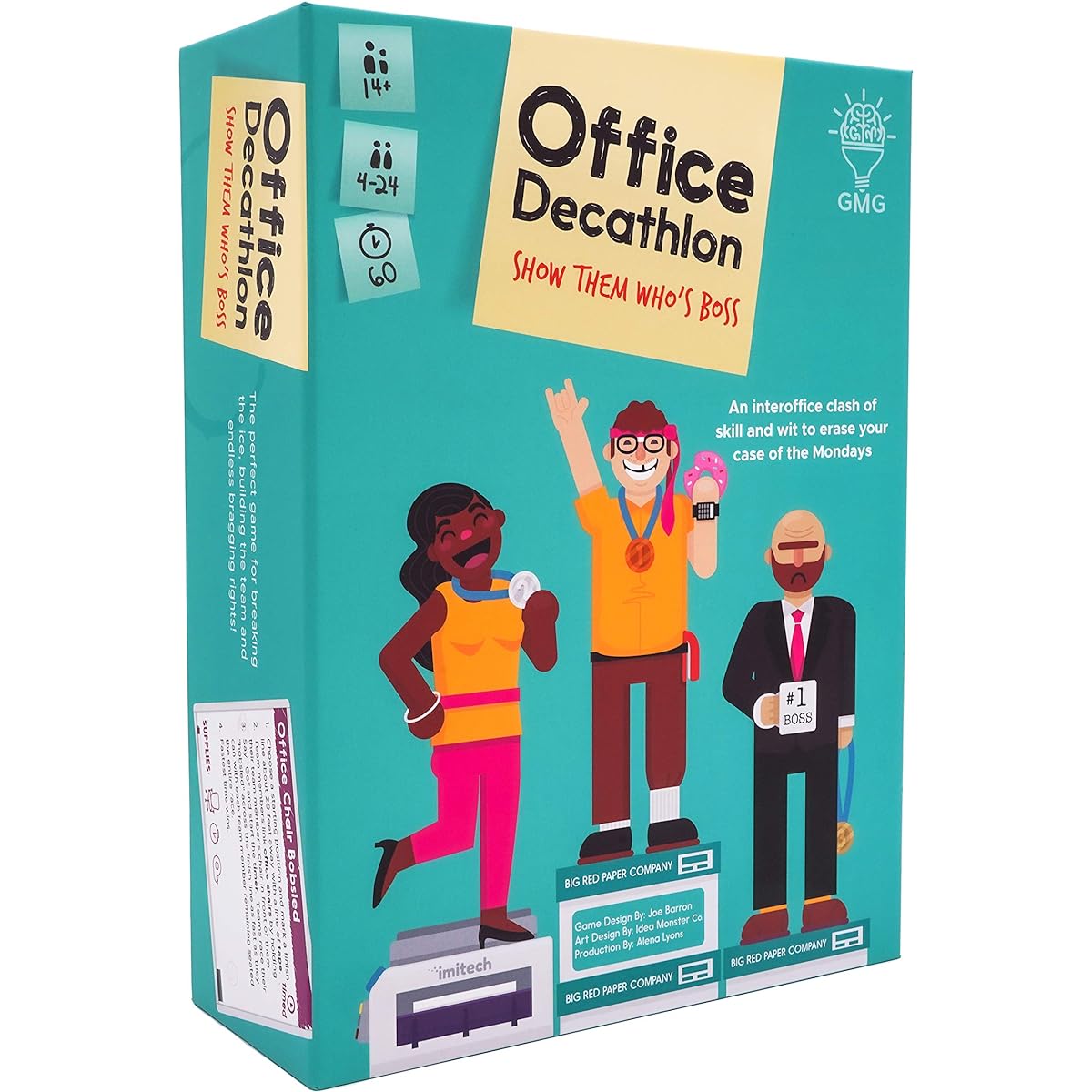 Gray Matters Games Office Decathlon Games Office Games for Coworkers Olympic Inspired Team Building Games Fun Icebreaker Activities at Work