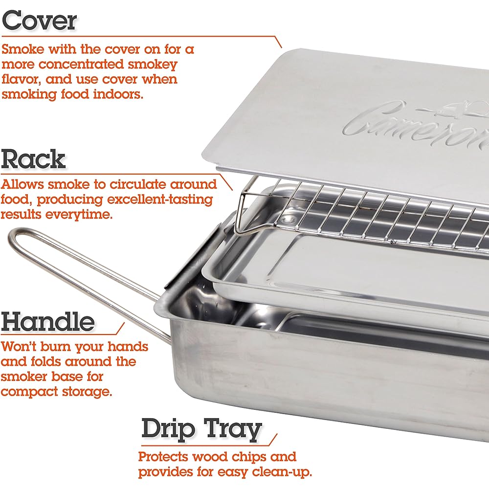 Camerons Mini Smoker Japanese Genuine Product with Tip Home Use Smoker Outdoor