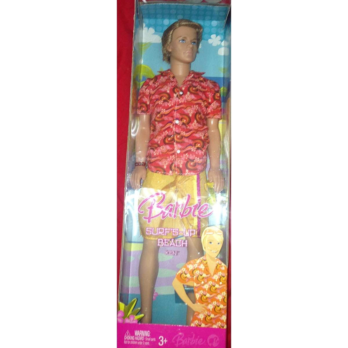 Barbie Surfs Up Beach Ken Doll Beach Fun Imported L9548