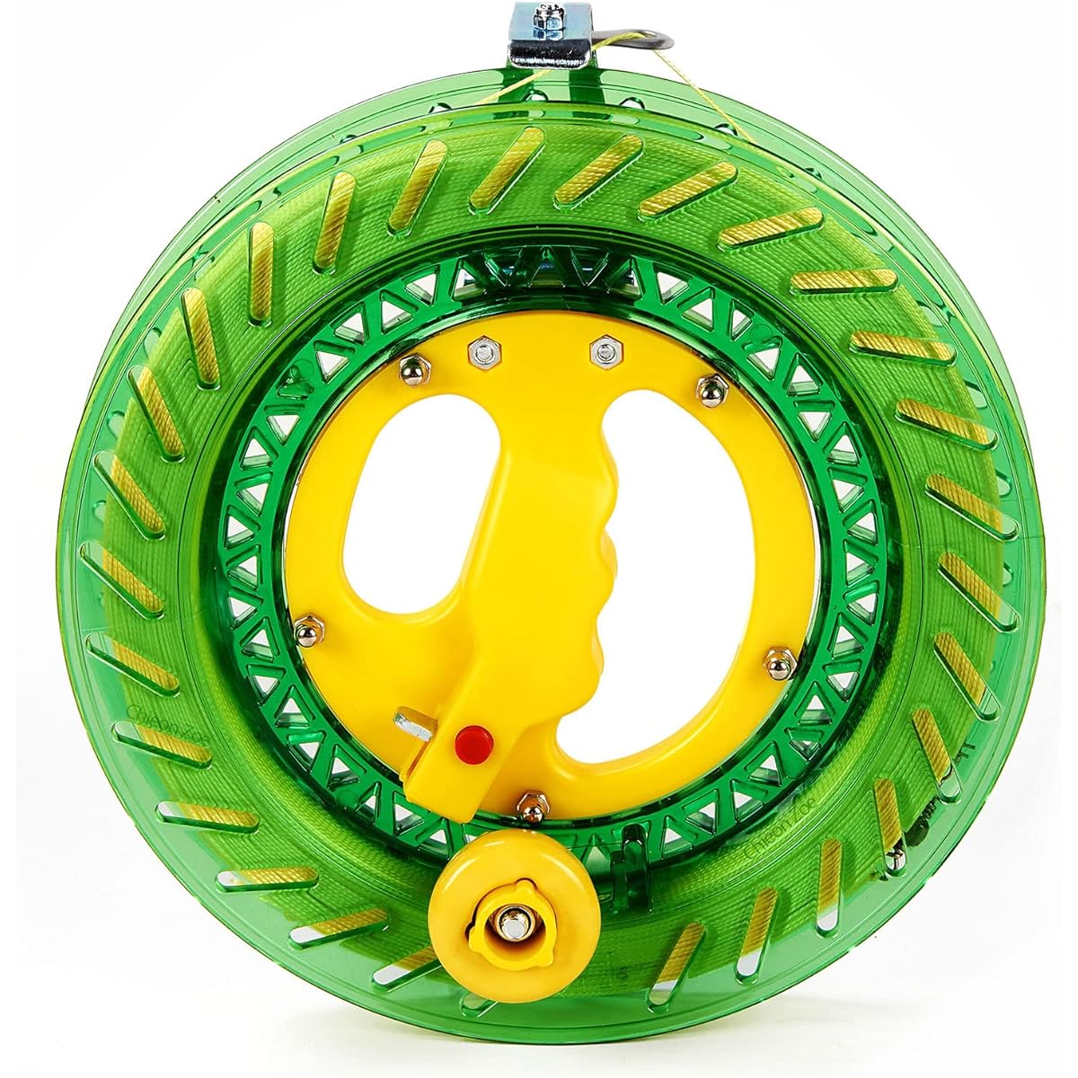 Chieon Zoe Kite String Reel Winder Spool 8.7"(Diameter) & 1400ft Line(120lbs) Lockable Kite Wheels Heavy Duty