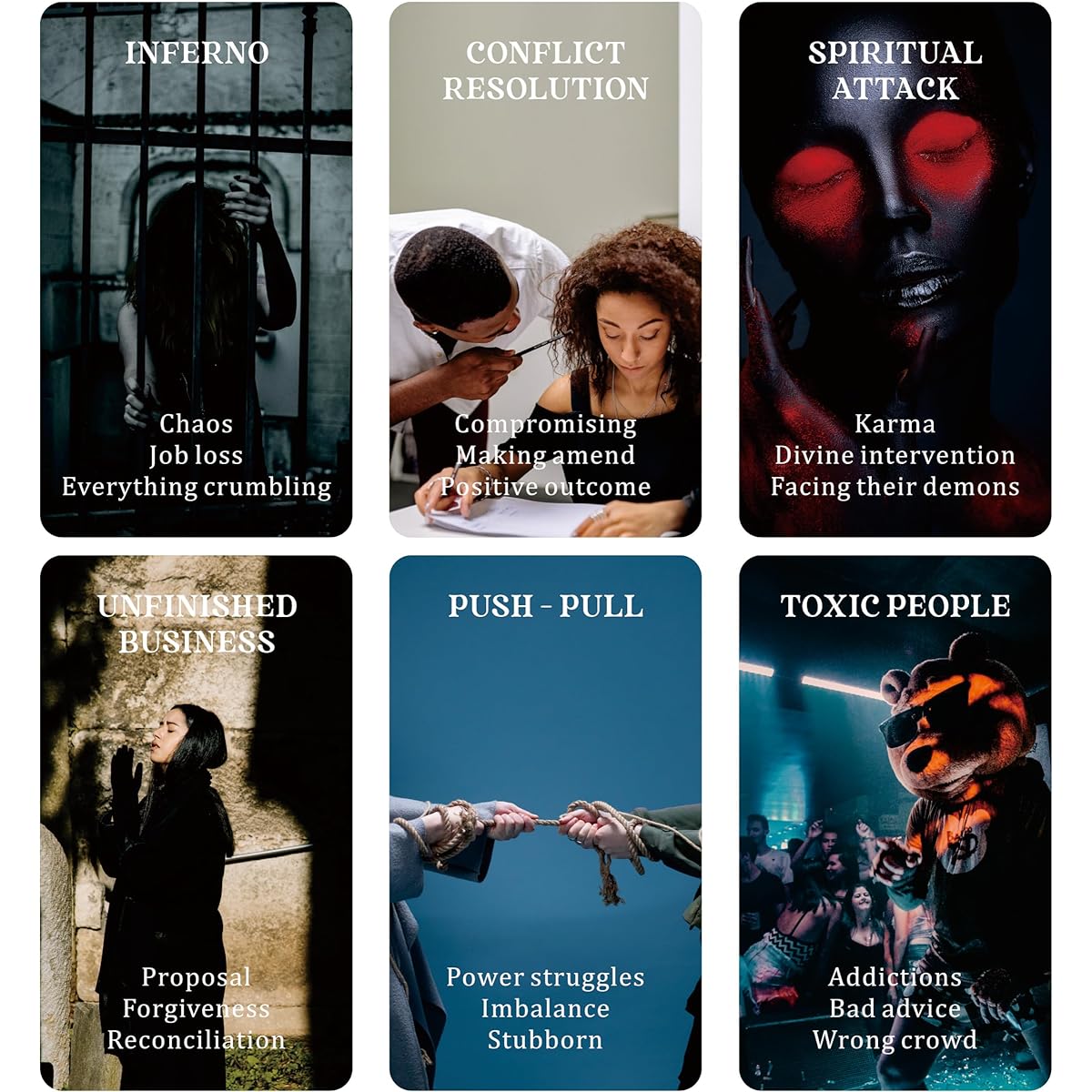 SOULGIST Love Oracle Card Deck Broken Mirror Deck Oracle Cards for Beginners Recommended for Twin Flames, Soulmates and Karma Readings