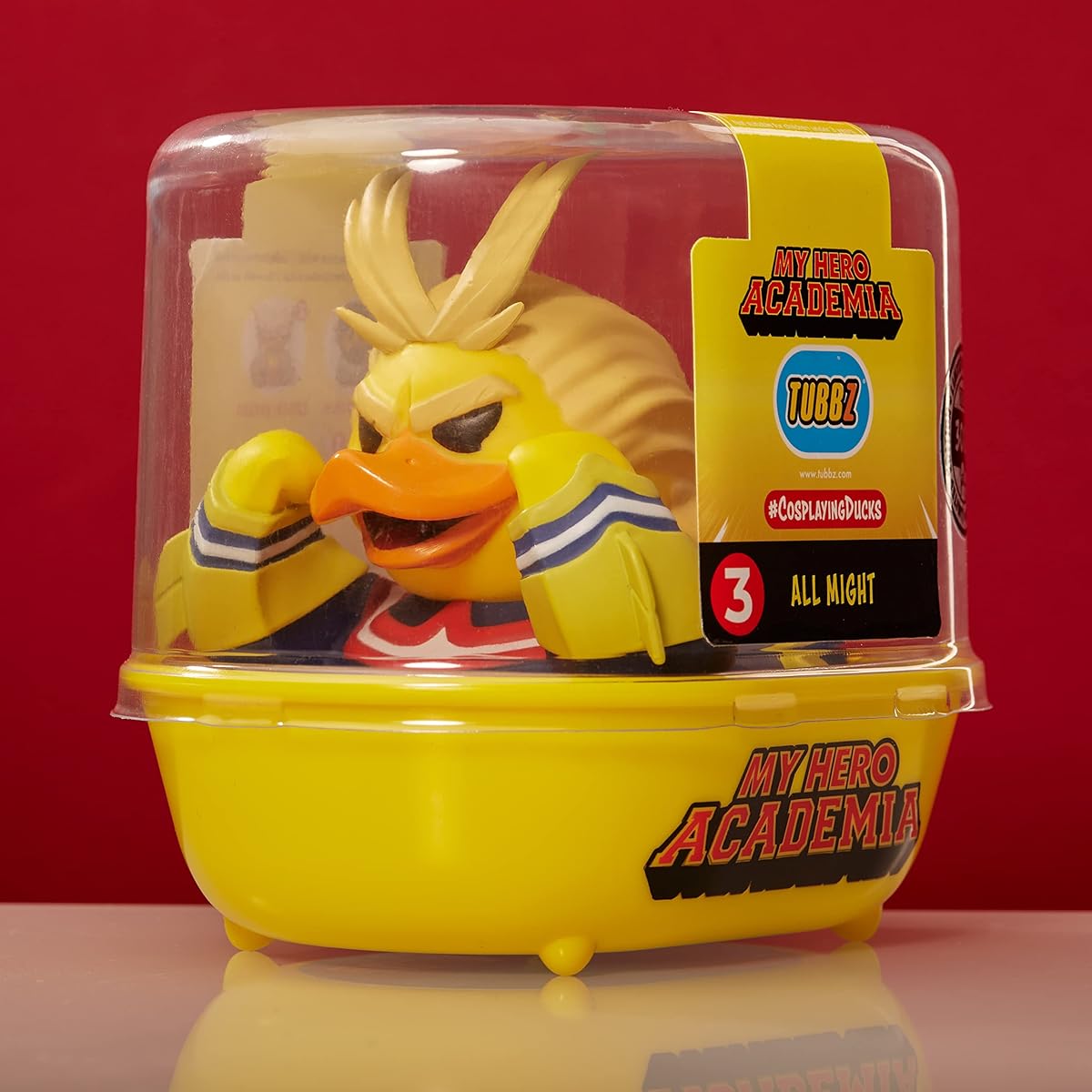 TUBBZ My Hero Academia All Might Collection Duck Vinyl Figure - Official My Hero Academia Merchandise - TV & Movies & Games - Limited Edition