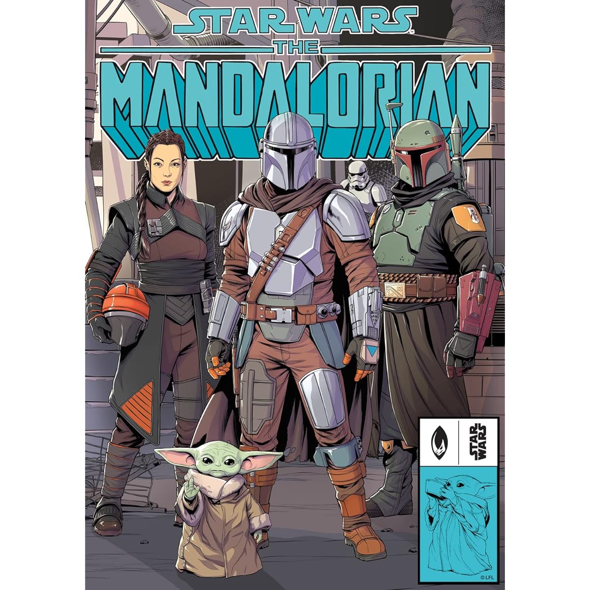 Buffalo Games Jigsaw Puzzle Star Wars The Mandalorian Legendary Bounty 100 Piece