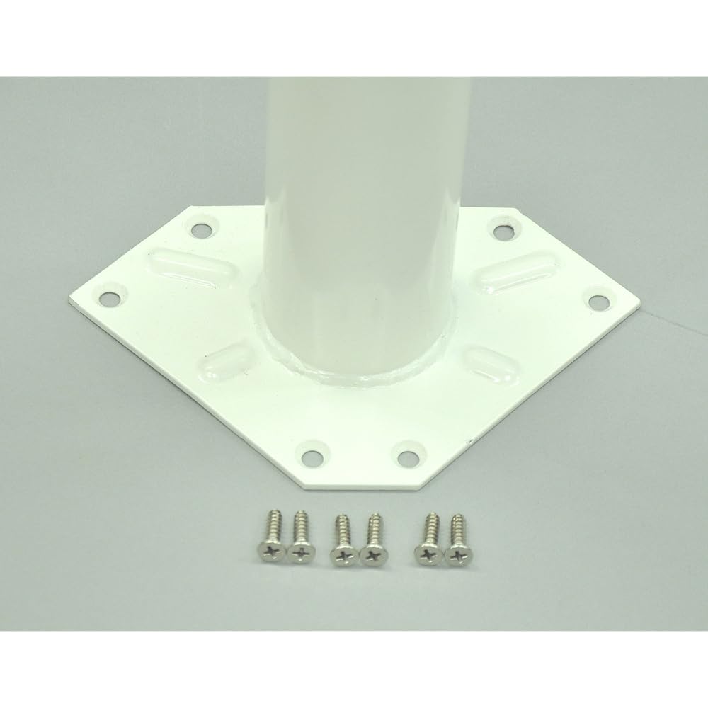 AIS Table Leg Set of 4 with Screws Height 70cm Matte White TL-02 WH