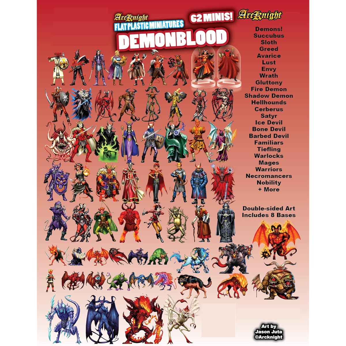 Arknight Flat Plastic Miniature: Demon Blood