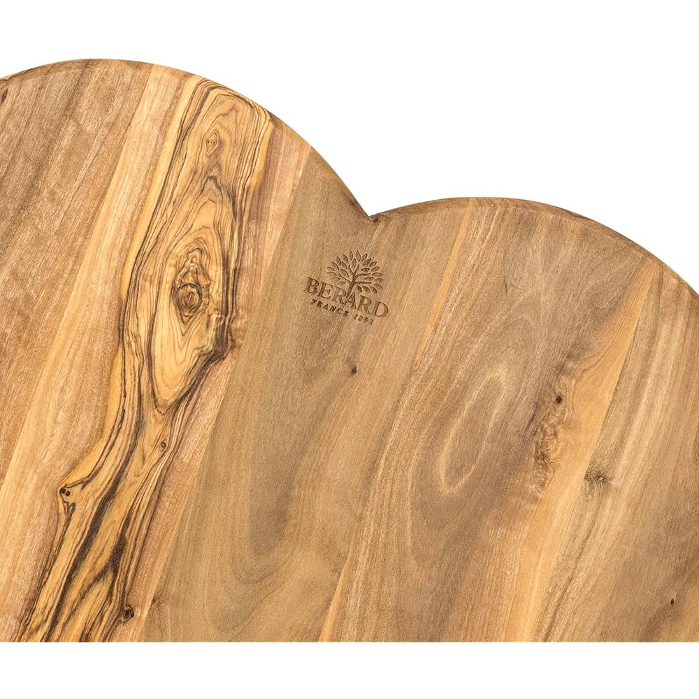 Berard Olive Cutting Board Heart Large