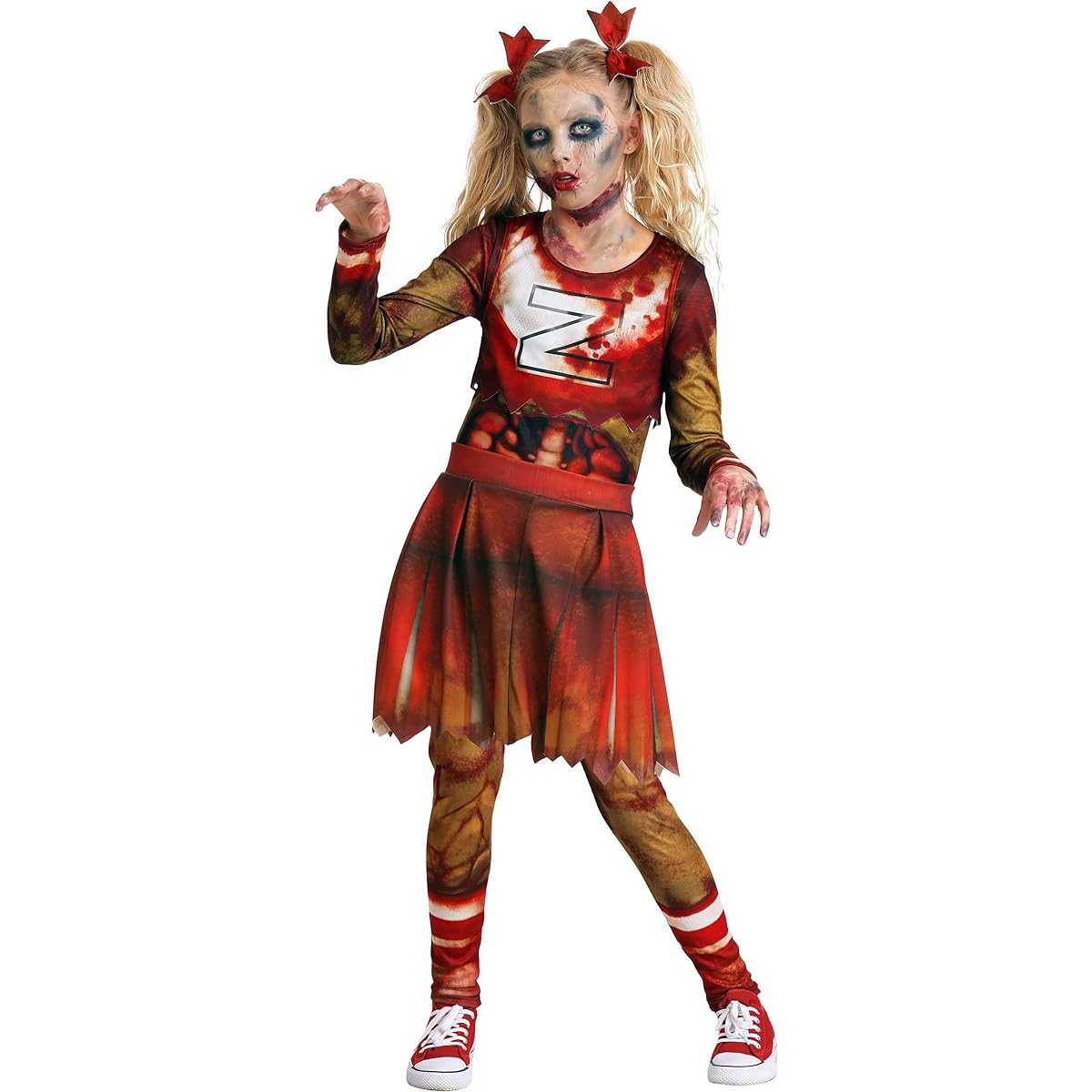 Girls Zombie Cheerleader Costume Zombie Costume Girls