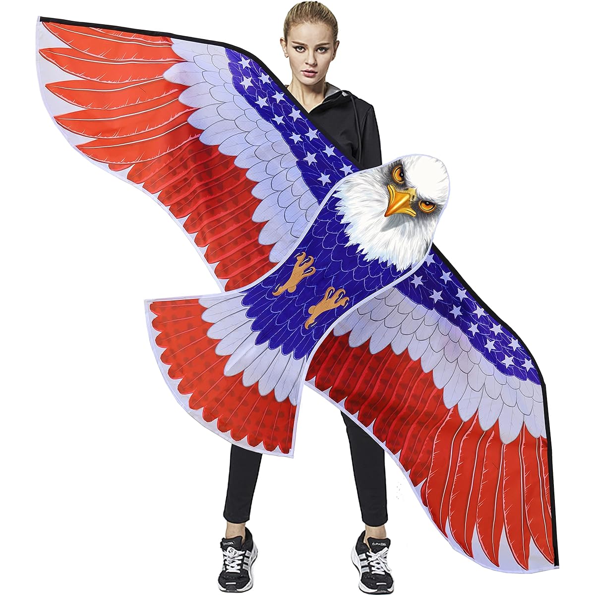 thecolorfullife Eagles. Large beginner eagle kite for adults and kids. 74 inches.