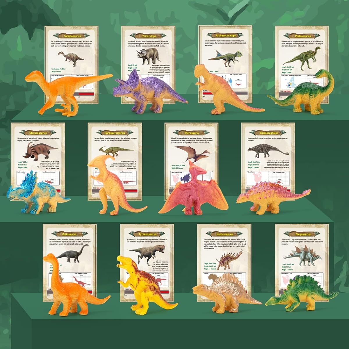 EDUCIRO Dinosaur Egg Toys for Kids Ages 5-12 Dinosaur Egg Dig Kit Discover 12 Cute Dinosaurs Science STEM Archeology Gifts for 5 7 8 10 12 Year Old Boys and Girls