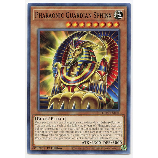 Pharaonic Guardian Sphinx LIOV-EN024 Common First Edition