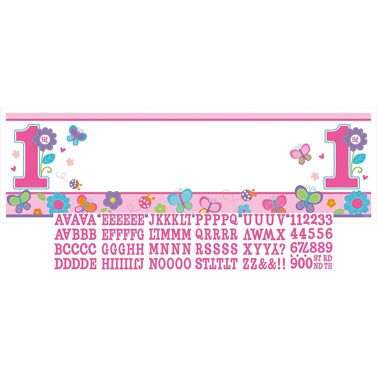 Personalized Giant Wall Banner Sweet Birthday Girl