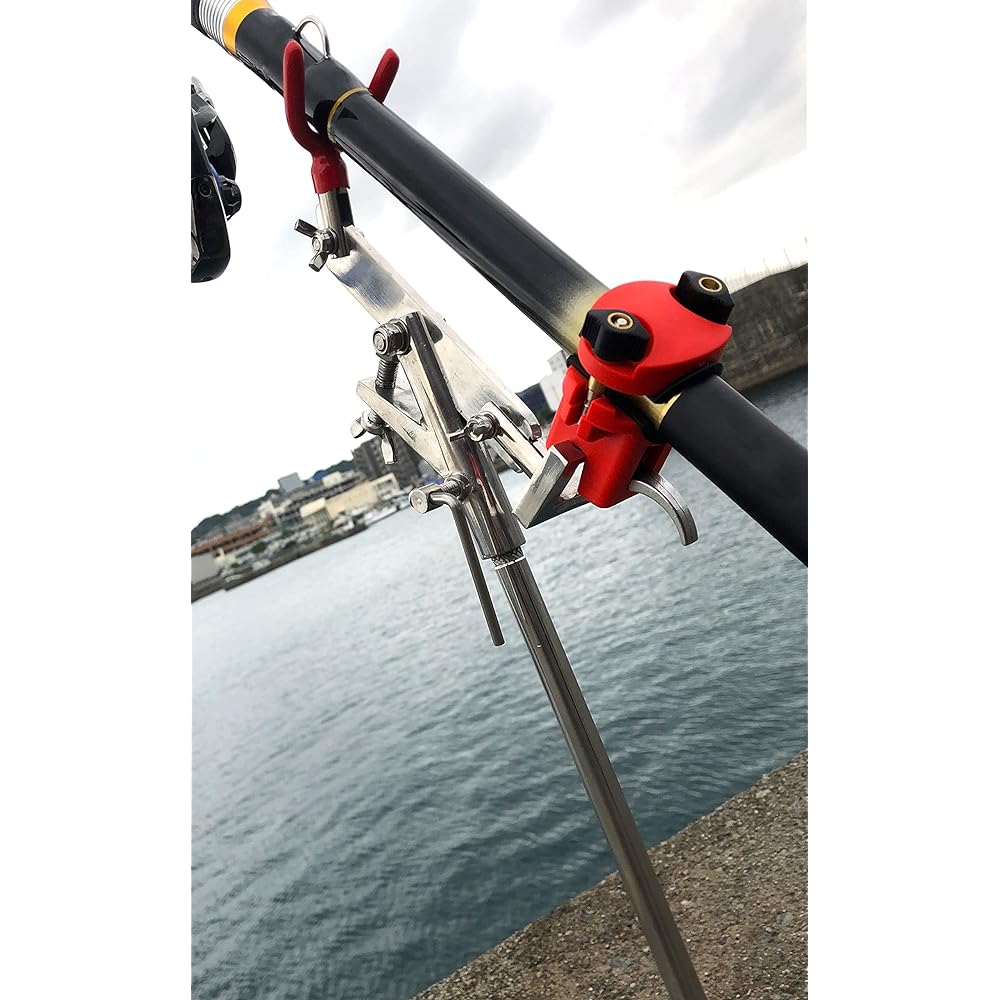 (FKS) Stainless steel rod holder (15φ) / Harken type piton rod set 3 Casting fishing Driving Piton rod holder Piton rod holder Rod holder Rod holder Rock Embankment Fishing port Stone sea bream Ishidai (Taman SP Piton H)