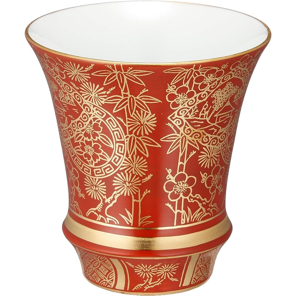 Arita Ware Takumi no Kura Sake Cup "SAKE GLASS" Gold Sho Chiku Bai (Anti) T801