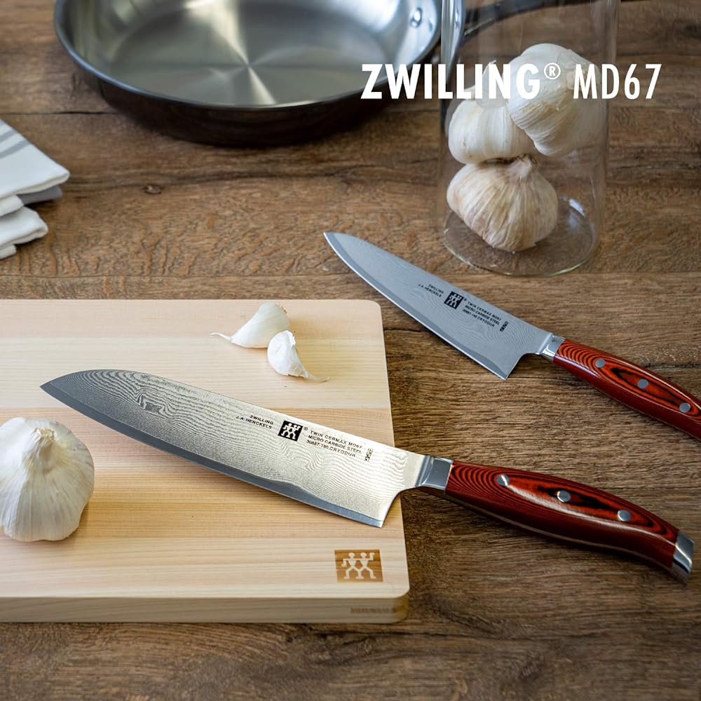 Zwilling "Twin Cell Max MD67 Petty Knife 130mm Made in Japan" Fruit Small Knife Damascus Multilayer Steel Made in Seki City, Gifu Prefecture [Authorized Japanese Product] 30887-130