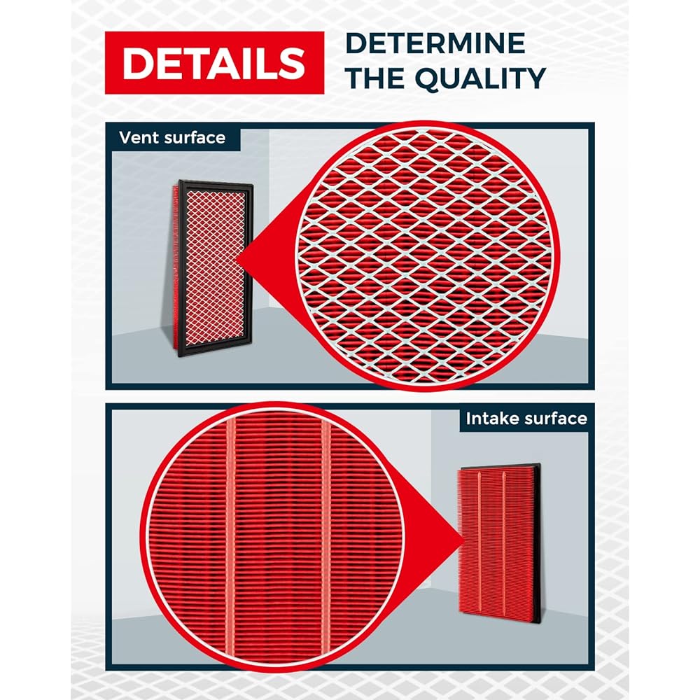 KAX KAX Engine Air Filter GAF025 (CA4309) Murano Maxima Pathfinder QX60 G35 FX35 Altima Impreza Replacement Long Life Filter Protects and Improves Engine Performance