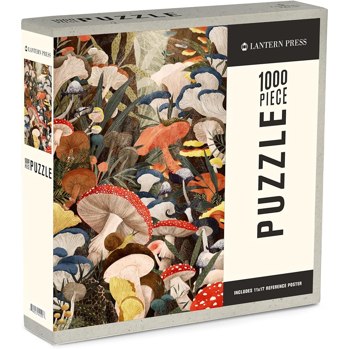 Woodland Mushroom (19 x 28.5 inches, Premium 1000 Piece Challenging Jigsaw Puzzle for Adults and Families, Made in the USA