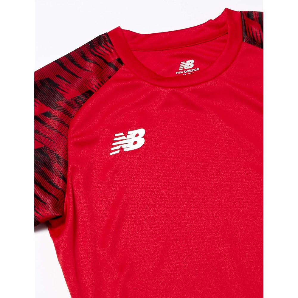 [New Balance] Soccer Game Shirt (JMTF1417) Short Sleeve Dry Quick Dry Ventilation