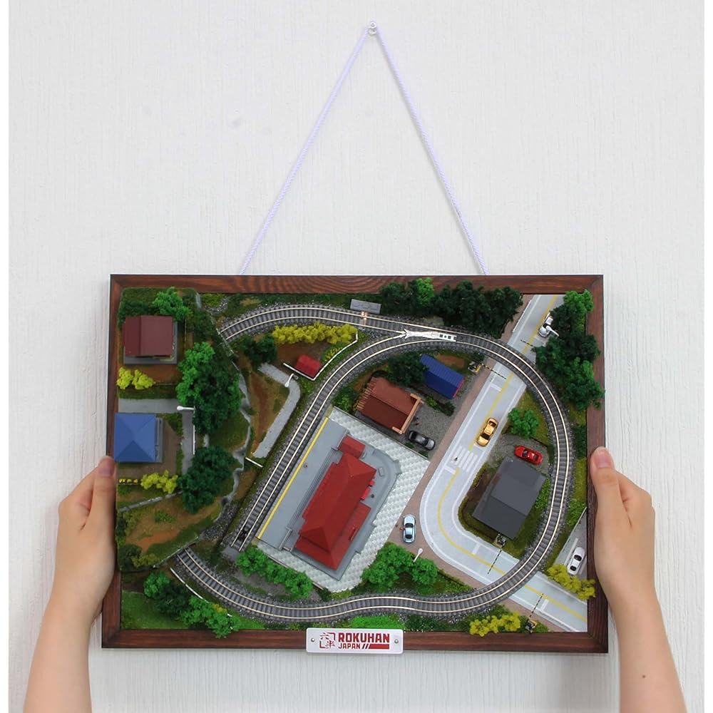 Rokuhan Z gauge wall-mounted diorama set S071-2 Railway model supplies