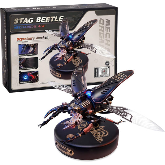 3D Metal Puzzle for Adults 3D Brain Teaser Mechanical Model Kit for Building Ages 14+ (Mechanical MI03)