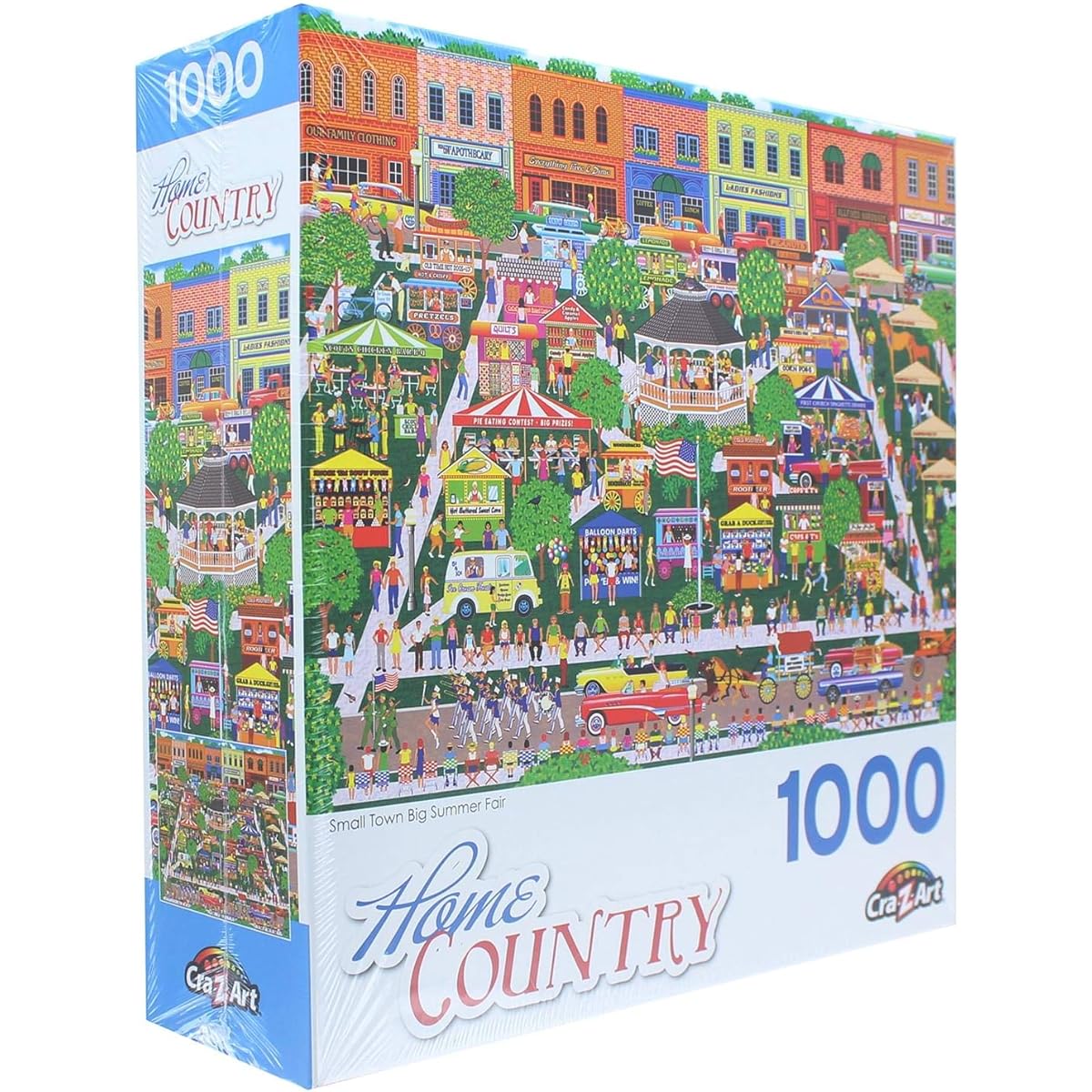 Small Town Big Summer Fair 1000 Piece Collector Puzzle Artist: Mark Frost
