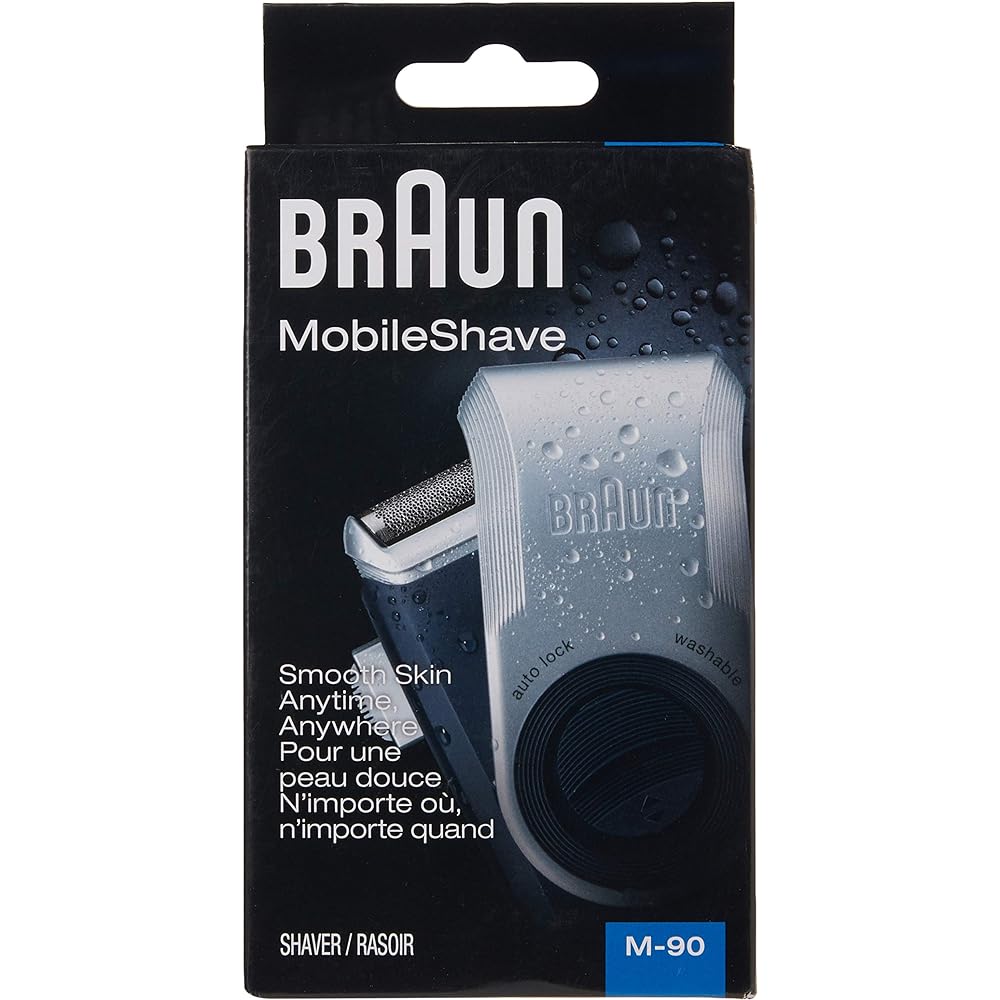 Braun Mobile Shave Silver M90 Shaver