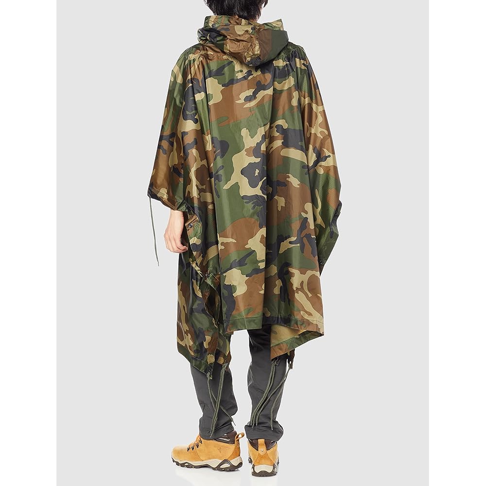 [Fstyle] Poncho Military Poncho with Dog Tag F-SD020603
