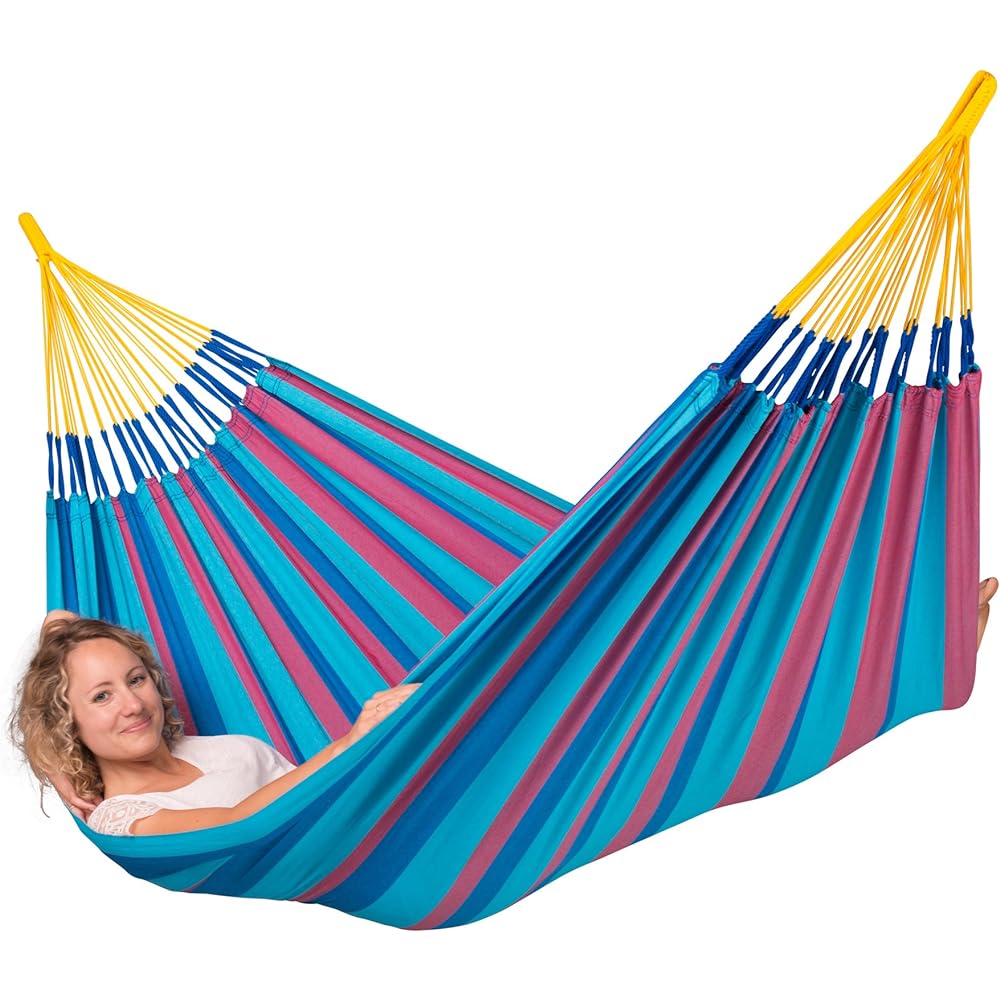 LA SIESTA Single Hammock SONRISA prune