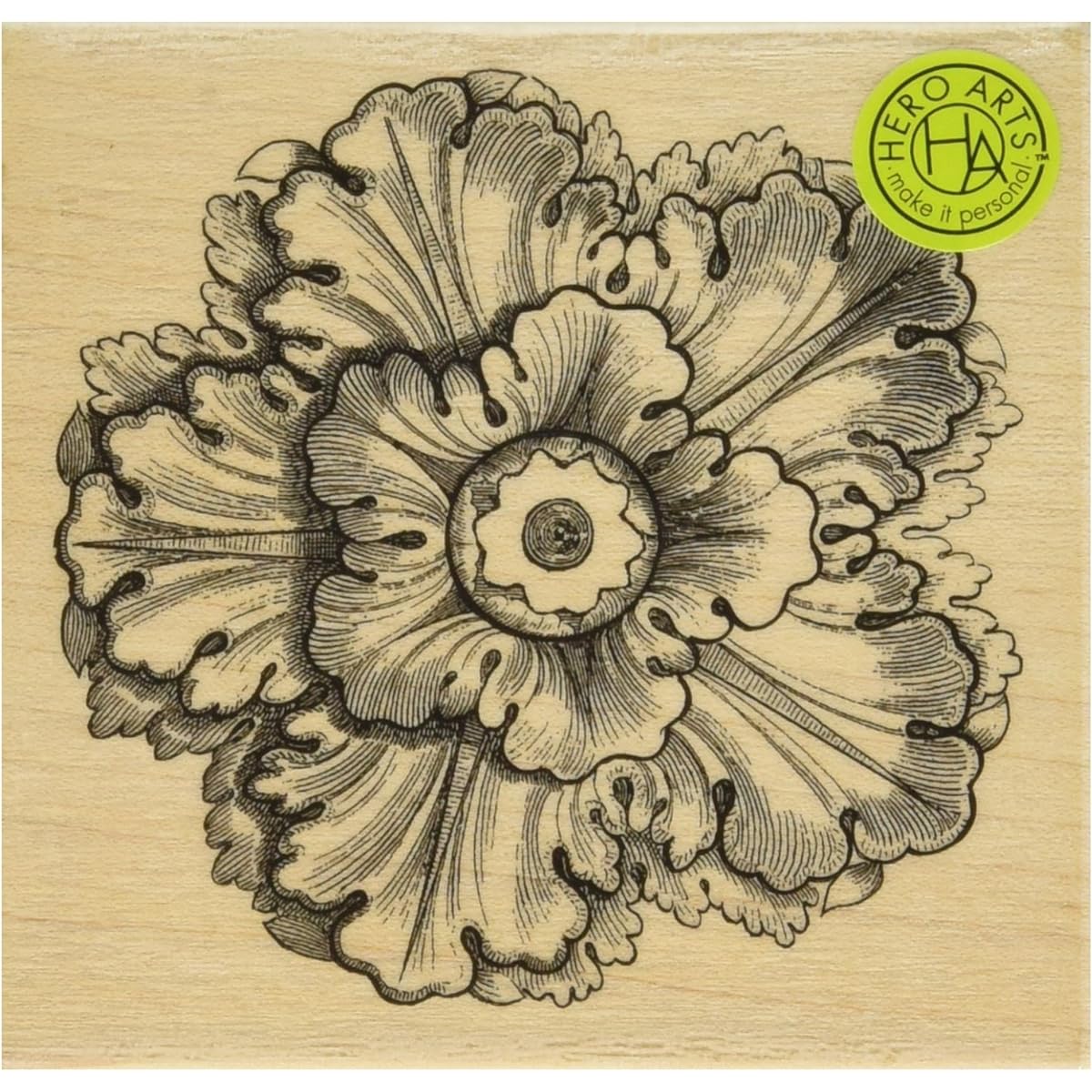 Hero Arts Etched Medallion Woodblock Stamp