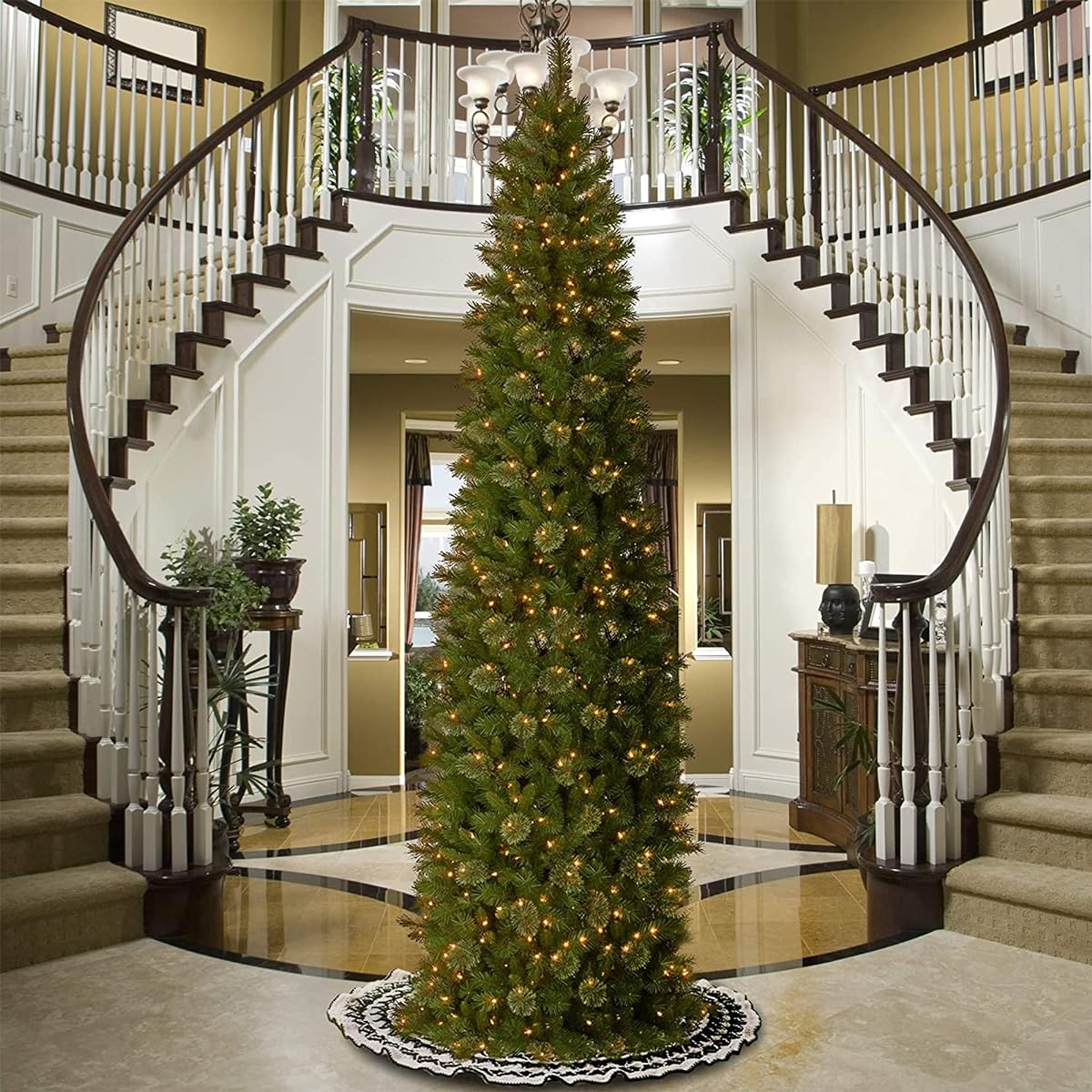National Tree 12' Tacoma Pine Pencil Slim Tree