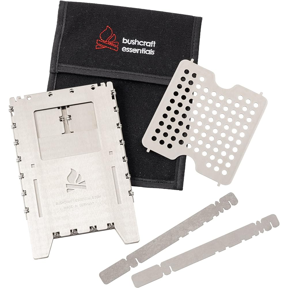 Bushcraft Essentials Outdoor Cooker Bush Box XL Stainless Steel Combination Set