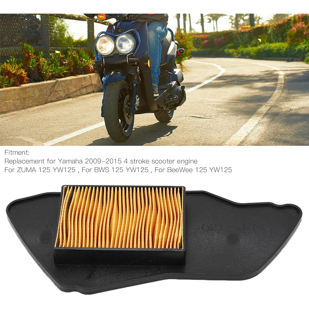 Aramox Air Filter Element Replacement for Yamaha ZUMA 125 YW125 Scooter 2009-2015 OE: 5S9-E4451-00