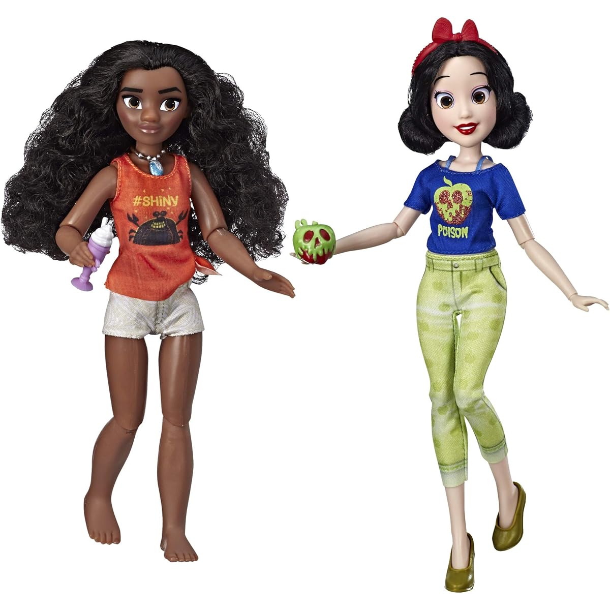 Disney Princess Ralph Breaks Internet Movie Doll Moana and Snow White Doll with Comfortable Clothes and Accessories