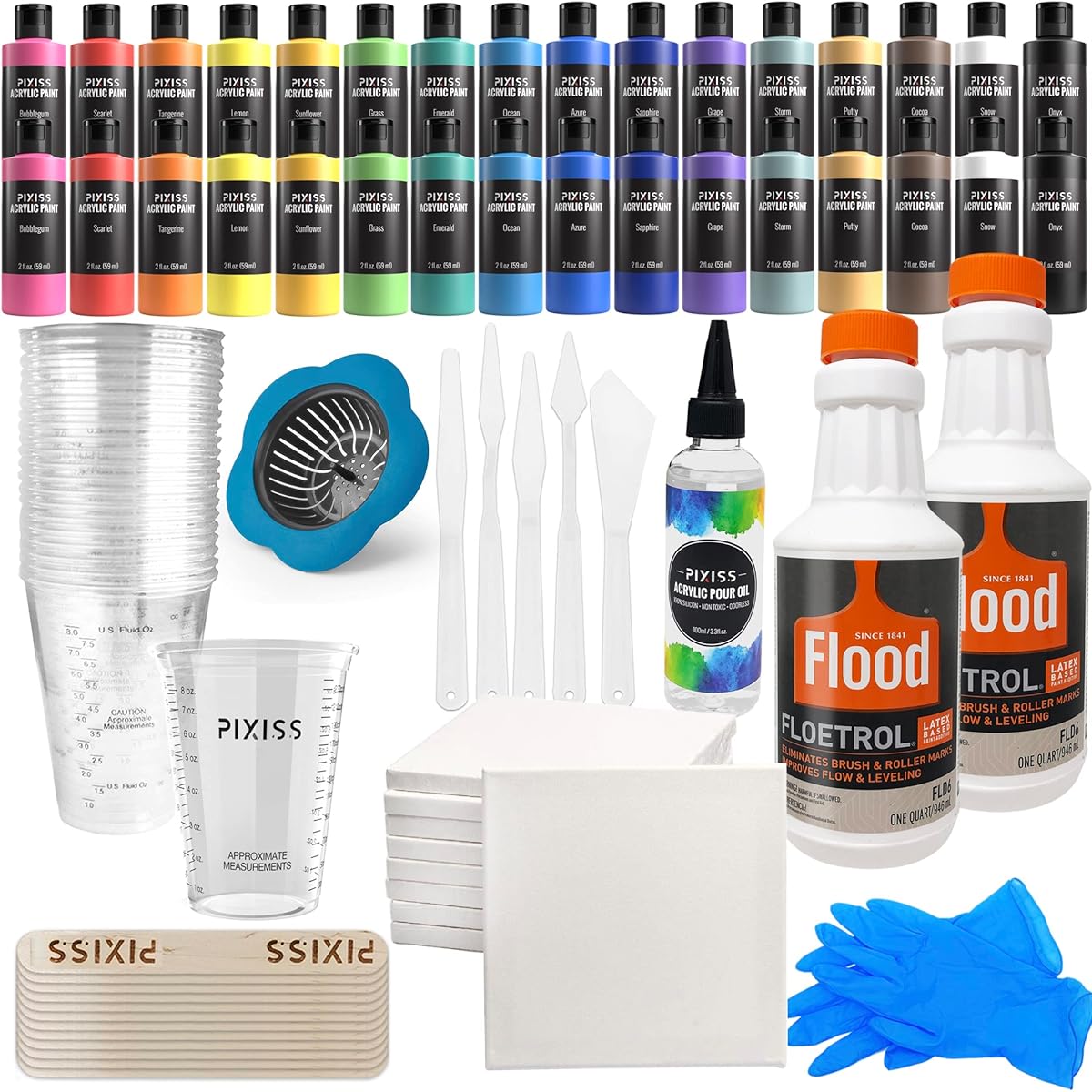 Acrylic Paint Pouring Bundle XL Pouring Bundle BDL-10116