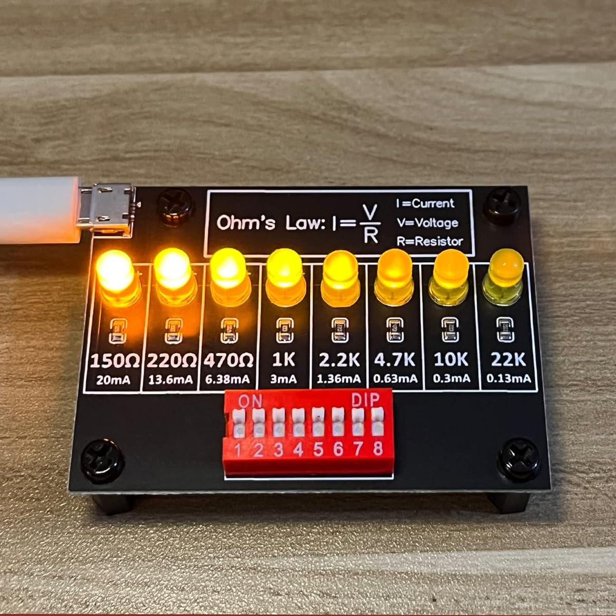 Soldering Practice Kit DIY Hands-on Electronic Circuit Project Resistor Learning Board