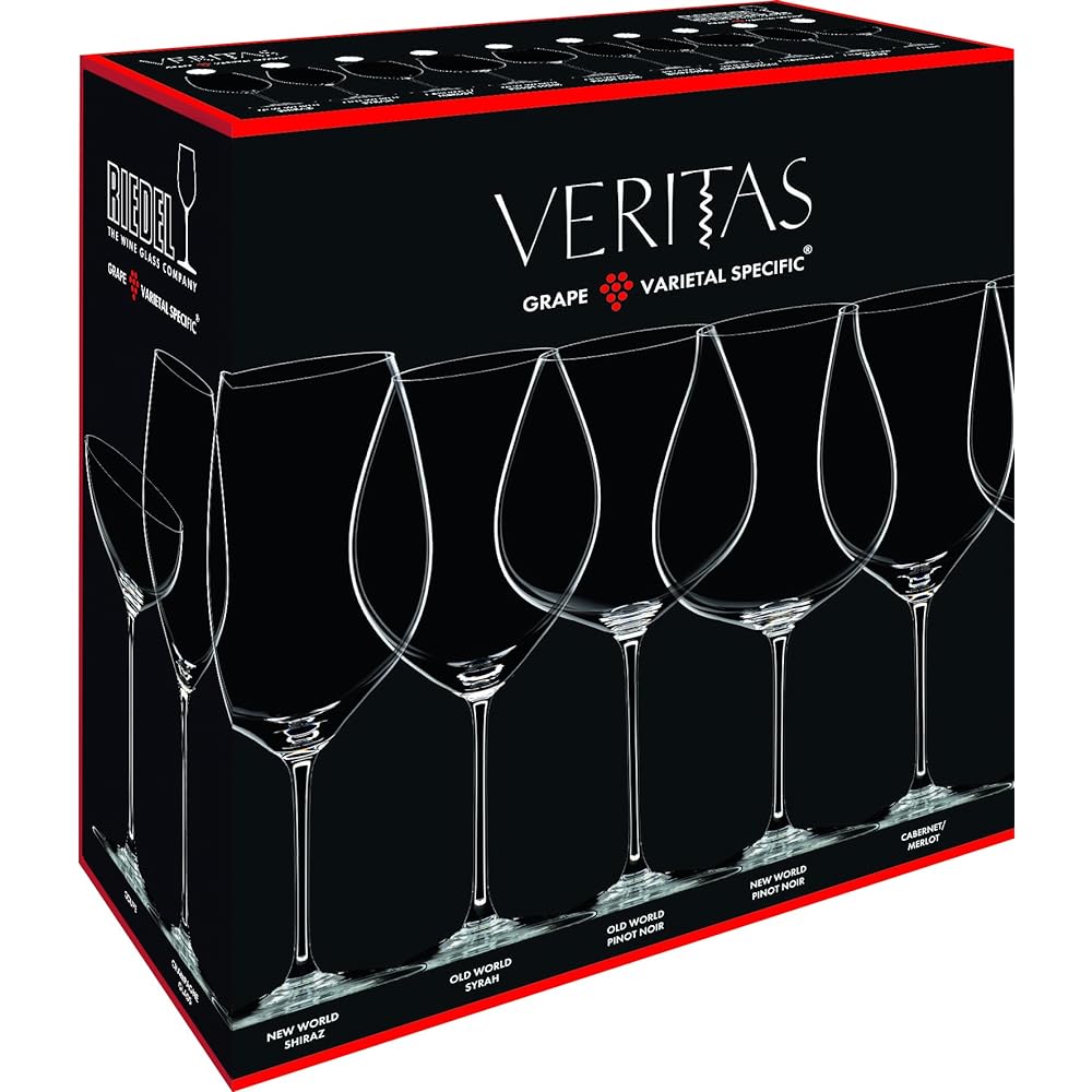 [Genuine] RIEDEL Red Wine Glass Pair Set Riedel Veritas Old World Syrah 600ml 6449/41