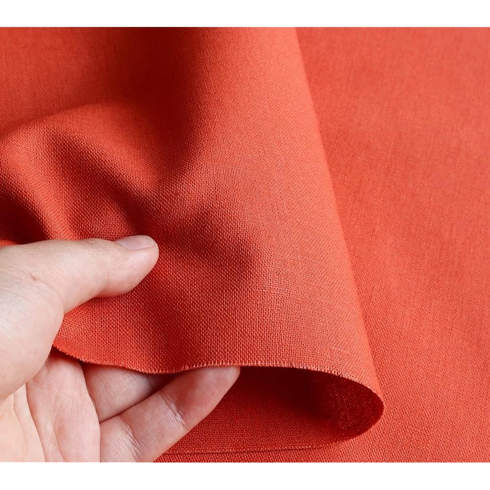 Nippon Chuko NBK Cotton Linen Canvas Fabric 110cm Width x 9m Cut Cut 10D Sunset ICH19000-10D Crafts/Handmade Supplies
