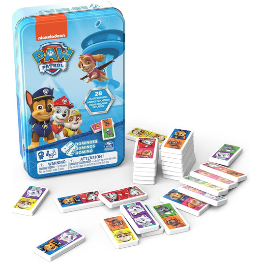 (PAW Patrol) - Paw Patrol 6033087 Dominoes Game in Tin