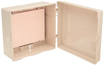 Mirai Kogyo Wall Box, No Roof, Horizontal Type, Effective Fukasa 106, Beige, 1 Piece WB-12AOJ