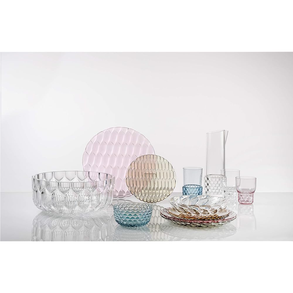 Kartell tableware pink φ8.5/H15cm Jerry's long drink set SFAC-K1491-E9-4S 4 pieces set of 4 [Authentic product from domestic sole agent]