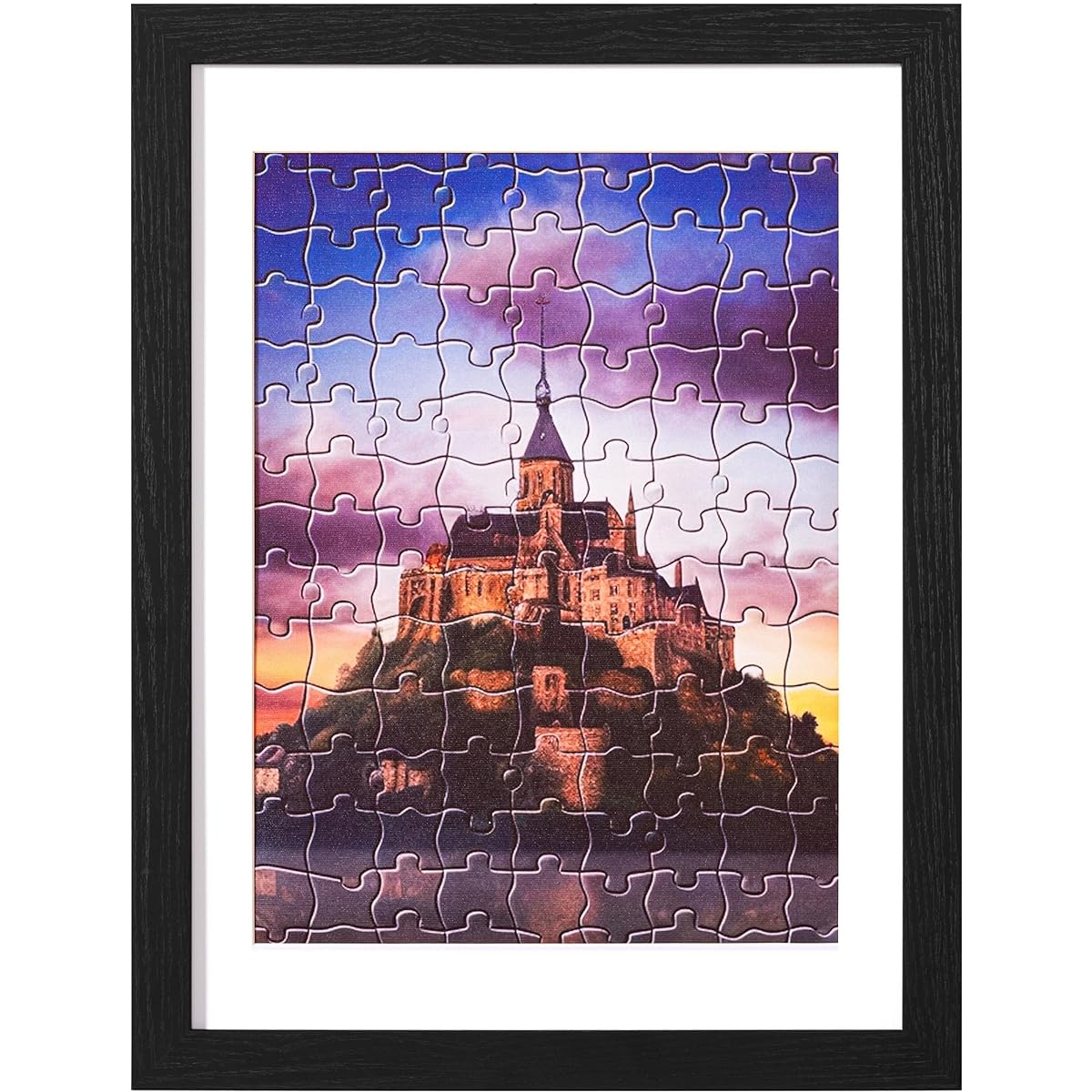 Eletecpro 24x30 Photo Frame for Puzzles Poster Frame Living Room Office Hotel Decor Puzzle Frame Ideal Gift for Puzzle & Art Lovers