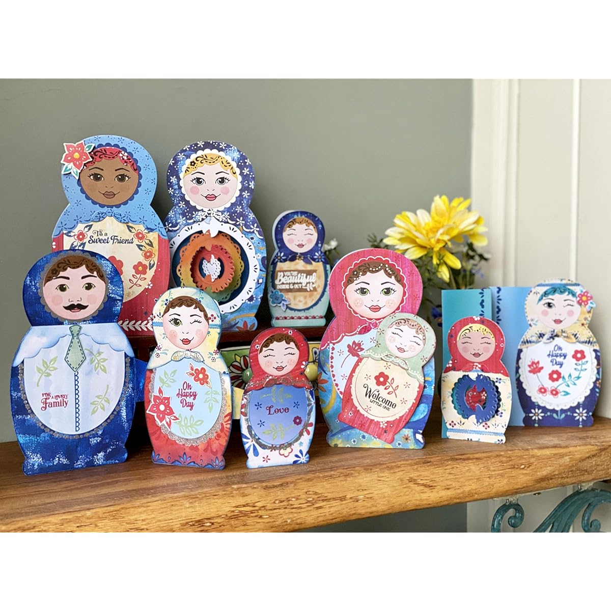 Angela Poole Folksy Charm Die Set-Dolls -PFCDDS01